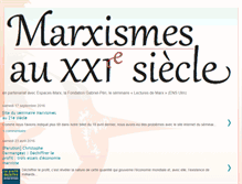Tablet Screenshot of marxau21.blogspot.com