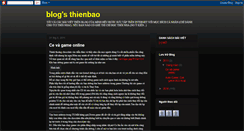 Desktop Screenshot of blogthienbao.blogspot.com