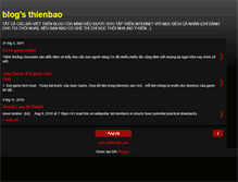 Tablet Screenshot of blogthienbao.blogspot.com