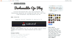 Desktop Screenshot of burhanuddinojo.blogspot.com