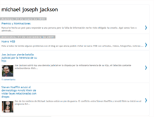 Tablet Screenshot of michaeljackson-spain.blogspot.com