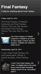 Mobile Screenshot of finalfantasyboy.blogspot.com