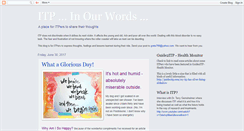 Desktop Screenshot of itpinourwords.blogspot.com