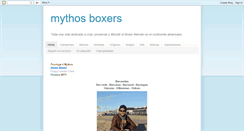 Desktop Screenshot of mythosboxers.blogspot.com