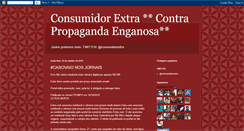 Desktop Screenshot of consumidorextra.blogspot.com