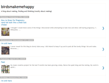 Tablet Screenshot of birdsmakemehappy.blogspot.com