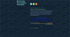 Desktop Screenshot of freejukeboxdownloads.blogspot.com