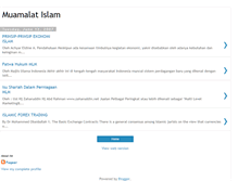 Tablet Screenshot of muamalatislam.blogspot.com