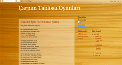 Desktop Screenshot of carpimtablosuoyunlari.blogspot.com