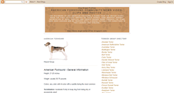Desktop Screenshot of americanfoxhound.blogspot.com