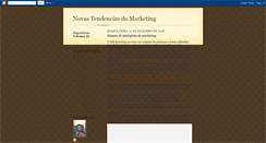 Desktop Screenshot of novastendenciasdomarketing.blogspot.com