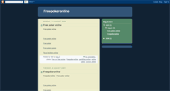 Desktop Screenshot of free-pokar-online.blogspot.com