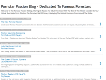 Tablet Screenshot of pornstarpassion.blogspot.com