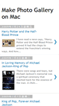 Mobile Screenshot of make-photo-gallery-on-mac.blogspot.com