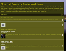 Tablet Screenshot of glosasdelcorazon.blogspot.com