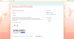 Desktop Screenshot of letscookfriends.blogspot.com