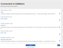 Tablet Screenshot of damatrixpoker.blogspot.com