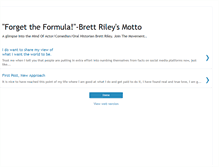 Tablet Screenshot of forgettheformula.blogspot.com