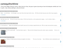 Tablet Screenshot of comequiltwithme.blogspot.com