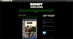 Desktop Screenshot of bondy4brains.blogspot.com