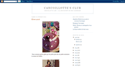 Desktop Screenshot of cancoillottesclub.blogspot.com