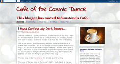 Desktop Screenshot of cafeofthecosmicdance.blogspot.com