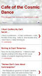 Mobile Screenshot of cafeofthecosmicdance.blogspot.com