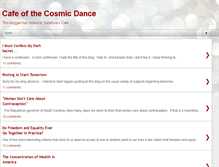 Tablet Screenshot of cafeofthecosmicdance.blogspot.com