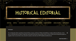 Desktop Screenshot of historicaleditorial.blogspot.com