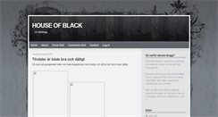 Desktop Screenshot of houseofblack.blogspot.com