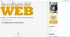 Desktop Screenshot of culturedelweb.blogspot.com