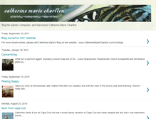 Tablet Screenshot of catherinemariecharlton.blogspot.com