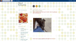 Desktop Screenshot of chanelfashionista.blogspot.com