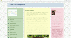Desktop Screenshot of fromgodsperspective.blogspot.com