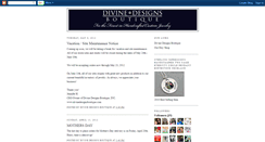 Desktop Screenshot of divinedesignsboutique.blogspot.com