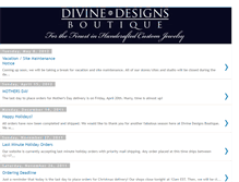 Tablet Screenshot of divinedesignsboutique.blogspot.com