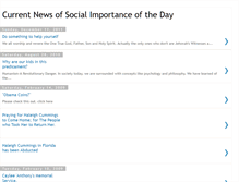 Tablet Screenshot of newsofsocialimportanceoftheday.blogspot.com