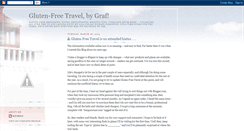 Desktop Screenshot of glutenfree-travel.blogspot.com