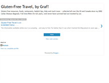 Tablet Screenshot of glutenfree-travel.blogspot.com