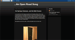 Desktop Screenshot of anopenroadsong.blogspot.com