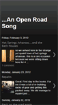 Mobile Screenshot of anopenroadsong.blogspot.com
