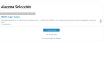 Tablet Screenshot of alacenaseleccion.blogspot.com