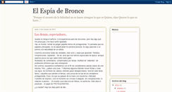 Desktop Screenshot of elespiadebronce.blogspot.com