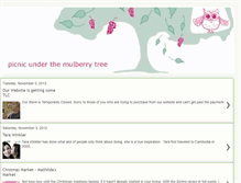 Tablet Screenshot of mulberrytreeorganic.blogspot.com