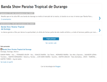 Tablet Screenshot of paraisotropicaldedurango.blogspot.com