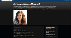 Desktop Screenshot of jennajuliannesmission.blogspot.com