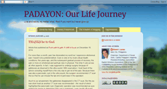 Desktop Screenshot of padayon-lifejourney.blogspot.com