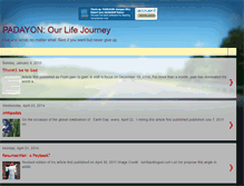 Tablet Screenshot of padayon-lifejourney.blogspot.com