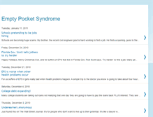 Tablet Screenshot of emptypocketsyndrome.blogspot.com