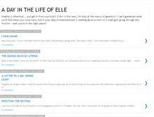 Tablet Screenshot of adayinthelifeofelle.blogspot.com